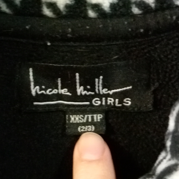 Nicole Miller Xxs Girl's Pea Coat - Picture 3 of 4